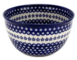 Polish Pottery 5-QUART Mixing Bowl Handmade Stoneware By Zaklady Boleslawiec. Fixed Price $189.00.