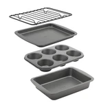 Goodcook Nonstick Steel Toaster Oven Set With Sheet 4-PIECE, Gray. Fixed Price $26.05.