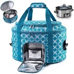 Double-layer Slow Cooker Carrying Case For Crock Pot 6-8 Quart, Insulated Cro.... Fixed Price $53.50.
