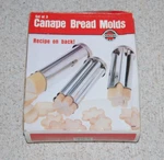 Norpro Set Of 3 Canape Bread Molds; Only Used Once. Fixed Price $9.00.