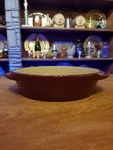 Pampered Chef Stoneware Mini-baker Cranberry Colored Qt / 1L 8" X 2". Fixed Price $15.99.