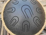 Fine Tuned 14" Inches 9 Tone Dual Tongue Musical Steel Hand Pan Drum Yoga Sound. Fixed Price $285.72.