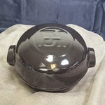 Emile Henry Cheese Baker 0.6 Qt Ceramic Charcoal Gray Fusain France New Tag Read. Fixed Price $42.59.