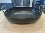 Meyer Hard Anodized Aluminum Nonstick Roasting Pan Stainless Steel Handles 16X18. Fixed Price $21.00.