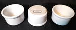 Set Of Cuisinart Stoneware Ramekin Custard Cups Oz Bright White 3.5" X 2". Fixed Price $19.90.
