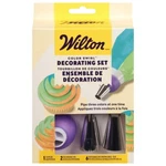 Wilton Swirl Decorating Set (3-COLOR Coupler, 2 Tips 1M, 1A). Fixed Price $16.40.