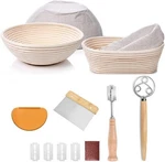 Yaani Sourdough Starter Kit, 9 Inch Round + 10 Oval Tools. Fixed Price $52.05.