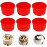 Silicone Cake Mold Baking Pan Round 4 Inch Non-stick Bakeware Reusable Ca.... Fixed Price $11.88.