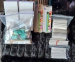 Wilton Baking Cups, Decorating Brush Set & Lollipop Sticks Multicolor Disposable. Fixed Price $20.00.