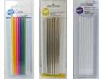 Wilton Adult Kid Birthday Anniversary Candles 5.7" Tall Set Of 12 Pick. Fixed Price $18.82.
