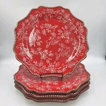 Temp-tations By Tara Floral Lace 10.5" Ceramic Dinner Plates, Set Of 4. Fixed Price $44.95.