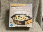 Nos Wear-ever Glass Ovenware Silver Stone American Wheat Casserole 1.5 Qt 60015. Fixed Price $20.99.