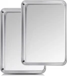 Teamfar Baking Sheet, 20 14 Cookie Half Pans Stainle. Fixed Price $51.99.