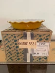 Emile Henry France 9" Clafoutis / Pie Dish Yellow Stoneware Bakeware - Set Of 3. Fixed Price $28.00.