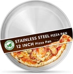 Kevenal Stainless Steel Pans Inch, Pizza-pan 12",. Fixed Price $14.05.