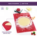 Mastrad, Paris Large Pastry Mat, Non Stick Baking Sheet Silicone F45210 60CM X. Fixed Price $28.88.