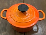 Le Creuset 14CM Round Cocotte Stir Fry Pot Used For Rice Cooking. Fixed Price $177.99.