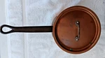 Vtg Matfer Bourgeat Copper Sauce Pan #18 With Lid Made In France (heavy). Fixed Price $246.00.