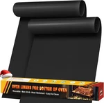 Liners For Bottom Of Oven, 17"X25" Heavy Inch Pack, Black. Fixed Price $11.66.