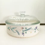 Pfaltzgraff April 9" Covered Round Casserole Dish 2.5" Deep With Lid. Fixed Price $13.50.
