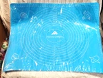 Blue Silicone Baking Mat With Measurements Aurora Gadgets 16 X 20. Fixed Price $13.28.