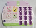 Wilton Easter Bunny Mini Treat Mold Silicone Baking Chocolate Candy 24 Cavities. Fixed Price $15.99.