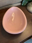 Chantal Pink Easter Egg Oval Bakeware Dish Candy 10"L X 7"W. Fixed Price $12.50.