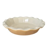 Williams Sonoma Emile Henry Orange Ruffled Pie Dish Plate 10 1/4 France (a). Fixed Price $29.99.
