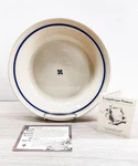 Vintage 1991 Longaberger Pottery 10" Pie Plate Classic Blue Woven Traditions. Fixed Price $33.95.