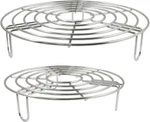 2PCS Round Cooling Racks Stainless Steel Steamer Roasting Cooking Grid. Fixed Price $30.95.
