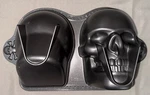 Wilton 3-D Skull Cake Pan Mold #2105-1181 Discontinued Skeleton Head Halloween. Fixed Price $16.99.