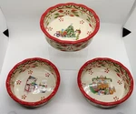 Temptations By Tara 'old World Holiday' 12 Oz Baking Dish, Lot Of 3, New. Fixed Price $15.00.