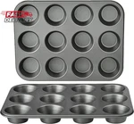 Amazon Basics Nonstick Muffin Pan, Set Of 2, Sturdy, Oven Safe, Bakes Evenly, Ea. Fixed Price $20.92.