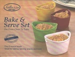 Sollazzo Bake And Serve Set, 4 Bowls - New / Sealed. Fixed Price $23.99.