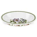 Portmeirion, Botanic Garden, Deep Oval Porcelain Baker, 11", Clematis Motif, New. Fixed Price $92.00.