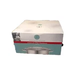 Martha Stewart Collection 8.5 Q Stainless Steel Casserole. Fixed Price $83.87.