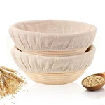 Kongdy 10" Round Banneton Sourdough Bread Proofing Basket Kit + Lame & Liner. Fixed Price $37.48.