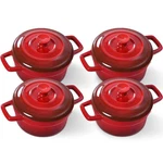 Lareina Mini Cocotte - 12OZ Ceramic Casserole Dishes Kitchen Cass... Fast Ship. Fixed Price $52.99.