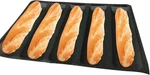 Hot Dog Molds Silicone Bread Forms Non Stick Bakery Trays Roll Toasting 5 Lo. Fixed Price $24.92.