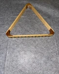 Vintage 1994 Warner Bros. Looney Tunes Taz Pool Billiards Rack Wooden Triangle. Fixed Price $24.29.