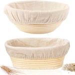 Kongdy Sourdough Bread Baking Supplies 2 Pack Banneton Proofing Basket 10. Fixed Price $38.22.