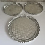 Kaiser Pie Tart Quiche Tin Round Torte German With 2 Additional Flan Pans. Fixed Price $18.00.