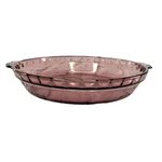 Vintage Pyrex Corning Glass Pie Plate Cranberry 229 24CM Oven Microwave Safe. Fixed Price $21.97.