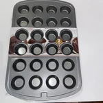 New Set Of 2 Chef Select Nonstick Mini Muffin Cupcake Tart Pans For Baking. Fixed Price $14.99.
