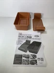 Copper Meat Loaf Pan In Box 12X5.75X3 Non Stick Removable Tray. Fixed Price $20.99.