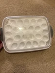 Pampered Chef #2781 Chillzanne Rectangle Server Tray Deviled Eggs Veggies Fruit. Fixed Price $25.00.