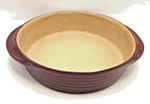 Pampered Chef Stoneware 8 Round Baker Cranberry Family Heritage #060904. Fixed Price $14.65.