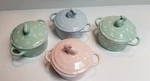 Set Of 4, The Bake Shop Pink Ramekin W/bunny Lid-master Class. Fixed Price $44.00.