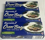 3 Reynolds Oven Taster Juicier Meals Bags/ea For Meats To 8LBS 16X17.5.. Fixed Price $19.97.