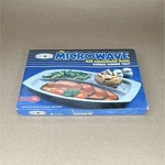 Nordic Ware Divided Dinner Tray White Plastic Microwave Model 61804. Fixed Price $12.50.